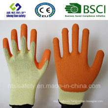 Latex Frosted Gloves, Sandy Finish Safety Work Gloves (SL-R501)